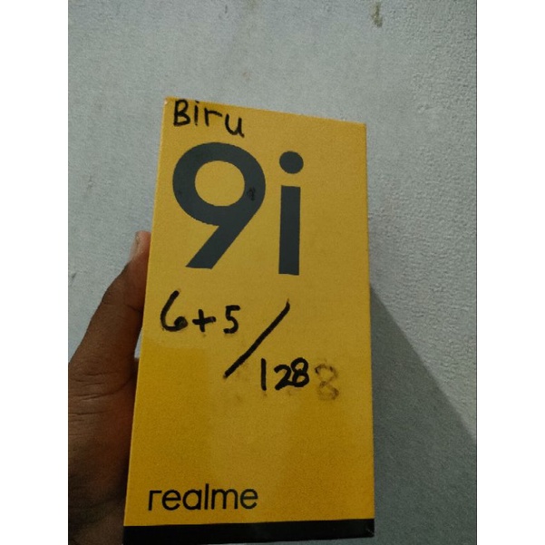 New Realme 9i ram6+5/128 garansi resmi 1 tahuh