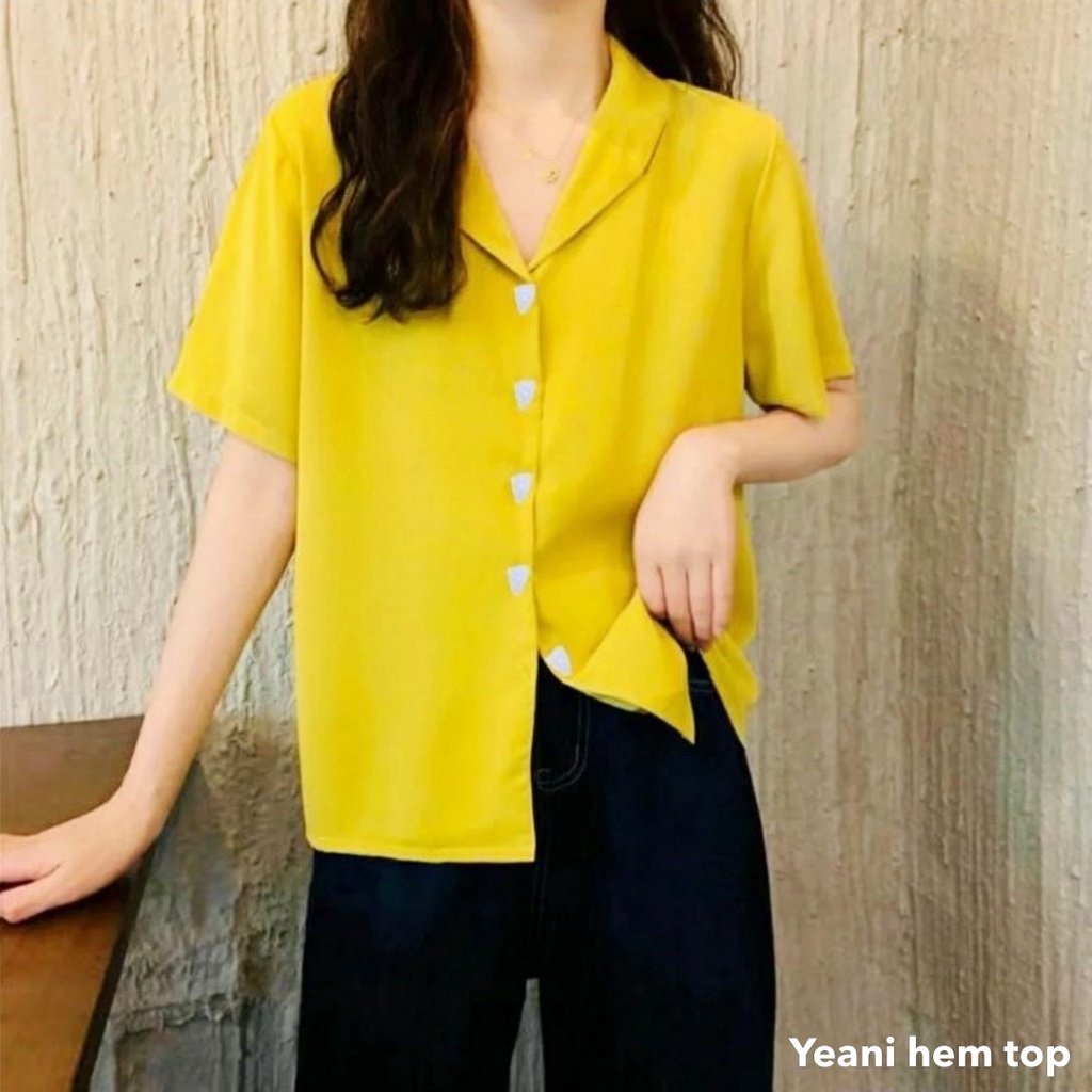 Yeani hem top - Thejanclothes