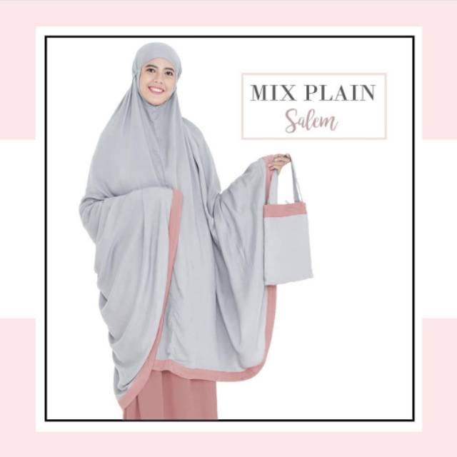 Mukena Polos Salwa Part 5 Mukena Bahan Rayon Super