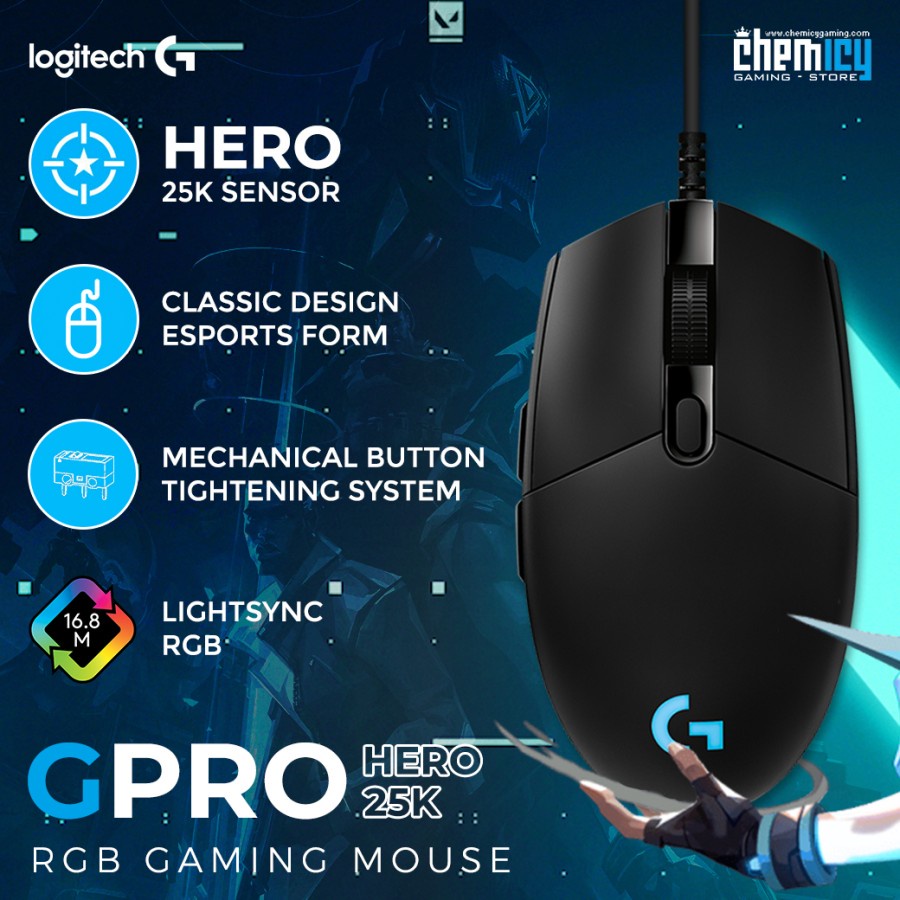 Logitech G Pro 25K RGB Gaming Mouse