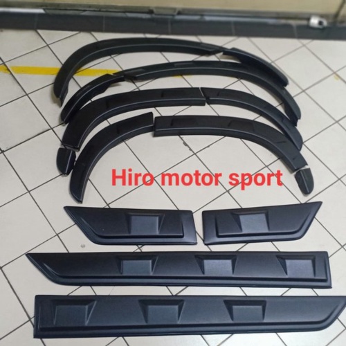 Jual over fender pajero rockrord komplit body cladding Limited