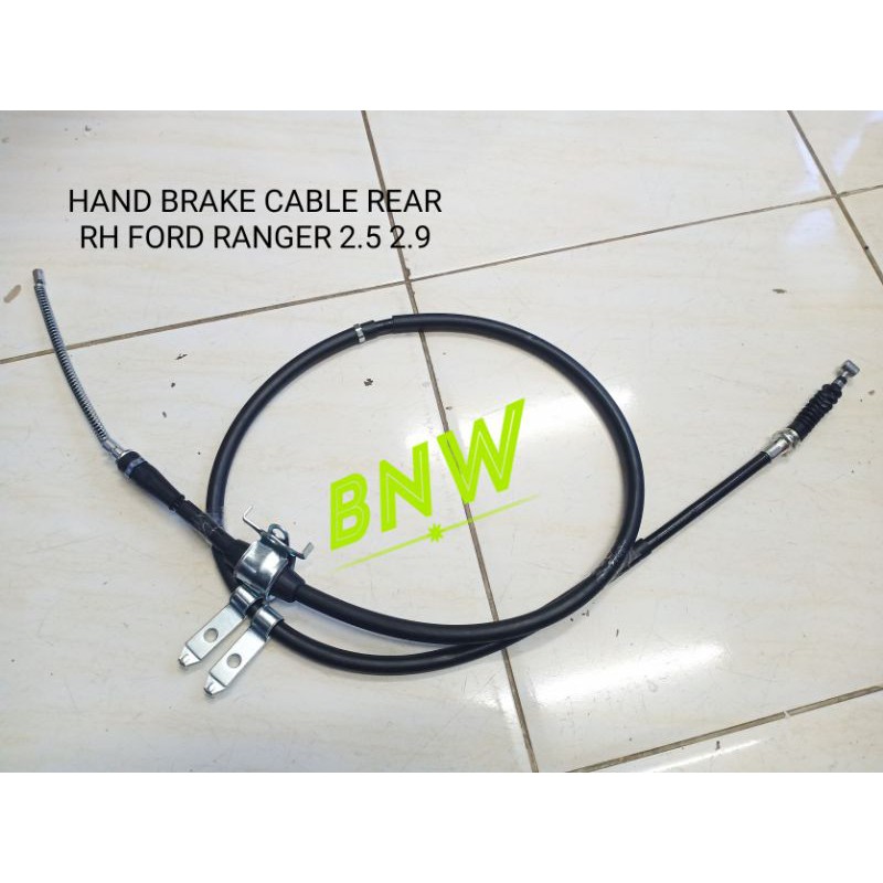 KABEL REM TANGAN BELAKANG KANAN RH FORD RANGER EVEREST 2.5 2.9 MAZDA BT50 HAND BRAKE