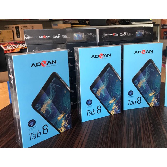 Advan Tab 8 - Tab8 - 3/16 - 3GB / 16GB - Garansi Resmi - Hitam