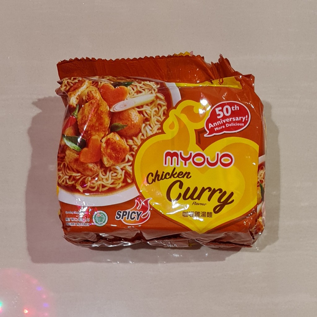 

Mi Mie Instan / Instant Noodle Myojo Chicken Curry / Kari 5 x 79 Gram