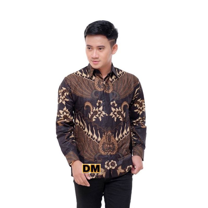 NEW ARRIVAL DISTRO BATIK PRIA BORDIR SOGAN HRB026 BATIKAF NOTOARTO BATIK IPNU-IPPNU HEM