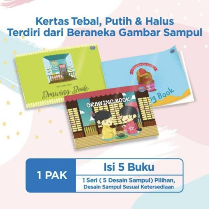 

(PERALATAN MENGGAMBAR) BUKU GAMBAR SIDU / SINAR DUNIA A3 PER PAK ISI 5 BUKU TERLARIS