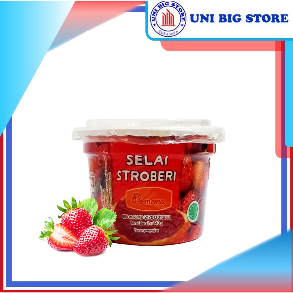 

Welco Pomona Selai Buah Stroberi 140 gr Strawberry Jam