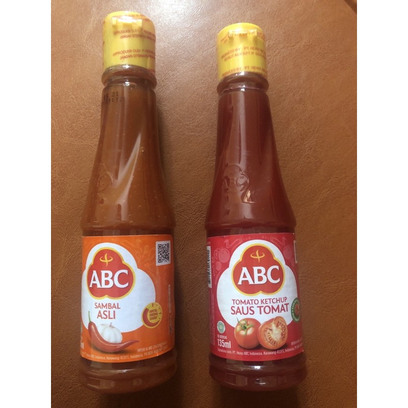 

ABC Sambal dan Saus Tomat Botol 135 ml