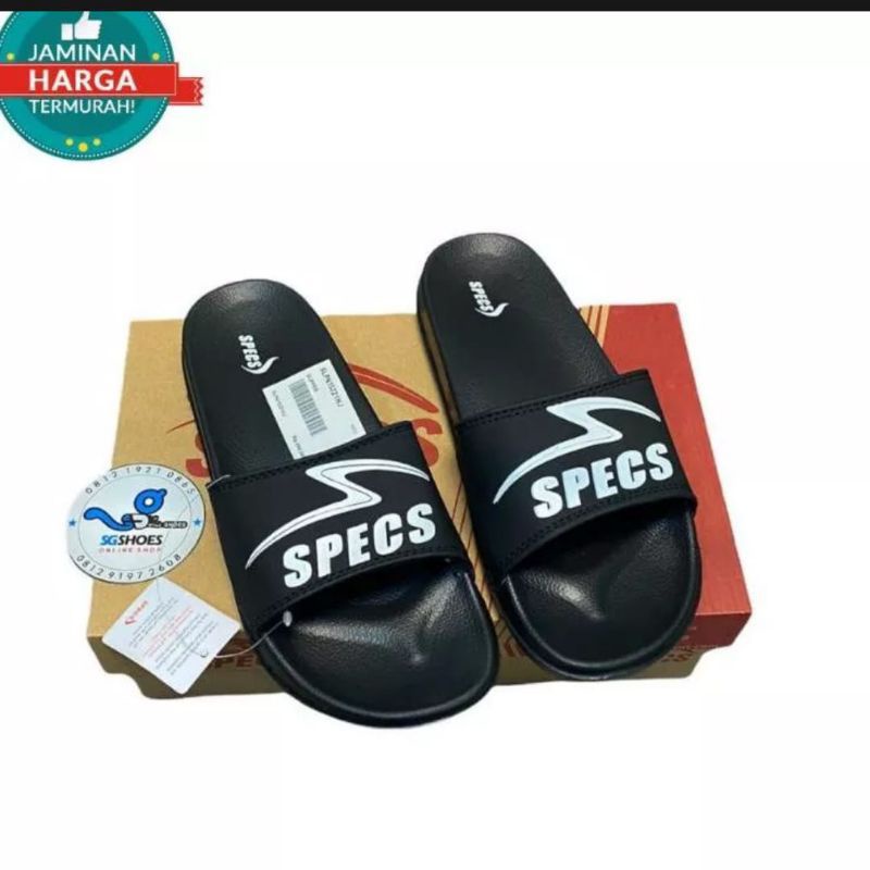 Sandal Slide Pria &amp; Wanita Logo SPECS