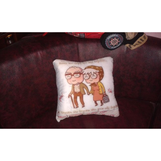 Bantal Sofa Custom Foto Fullprint Depan Belakang 40x40CM Proses Cepat