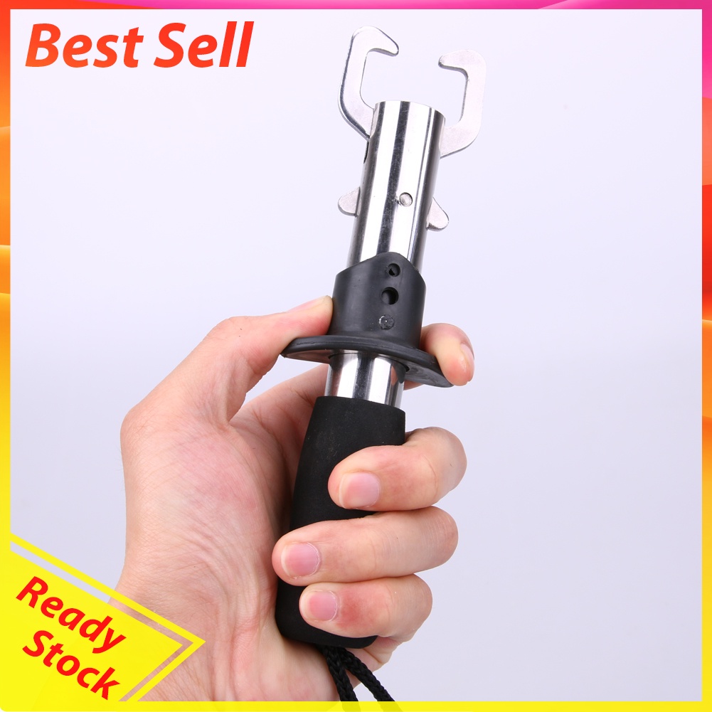 Stainless Steel Control Scissor Snip Fishing Grip Set Nipper Clamp Cutter