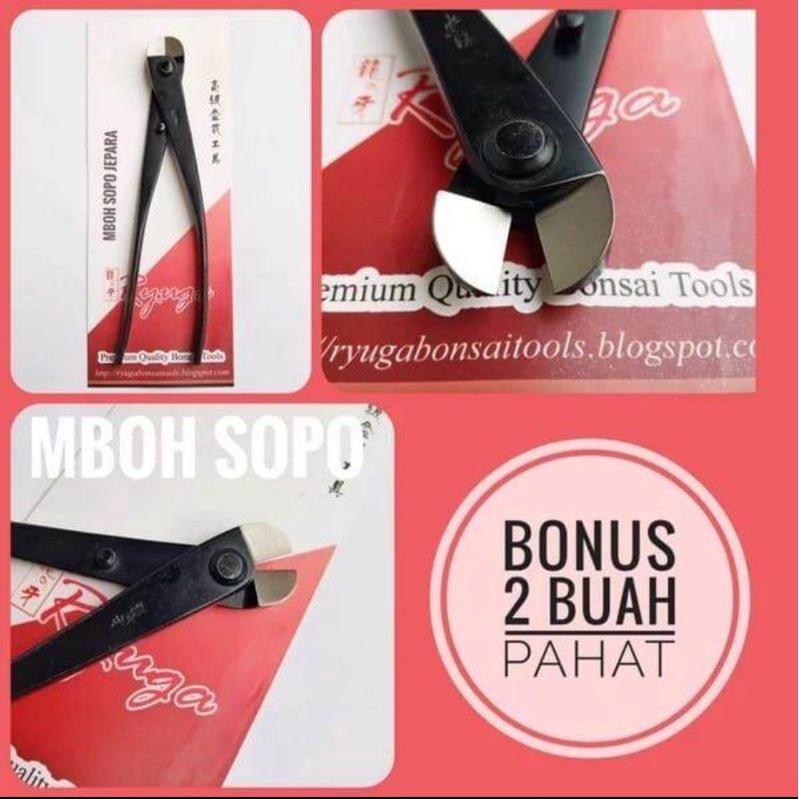 Alat Bonsai, Catok Ryuga Pemotong Kawat Bonsai, Carbon Rc 10