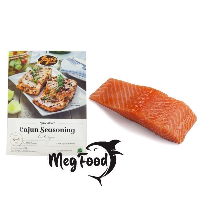 

Ikan Salmon Fillet 200Gr Bumbu Jays Cajun Seasoning