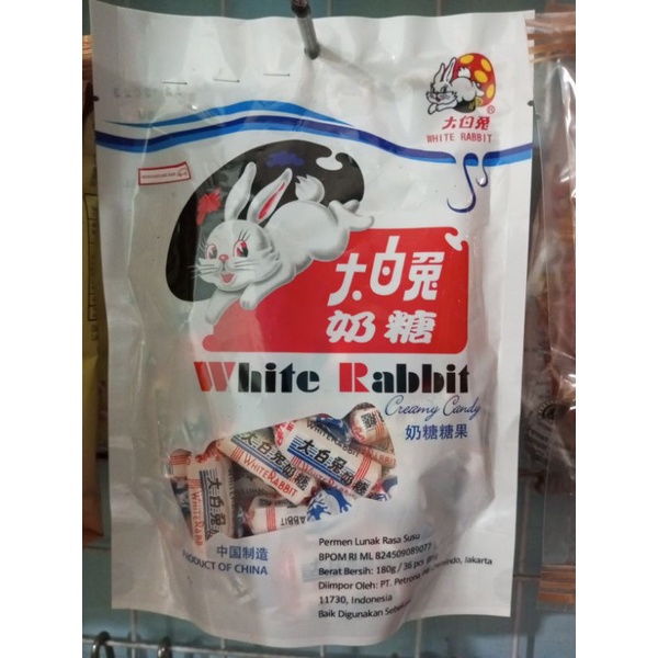 

Permen Lunak Rasa Susu / White Rabbit Creamy Candy 180g