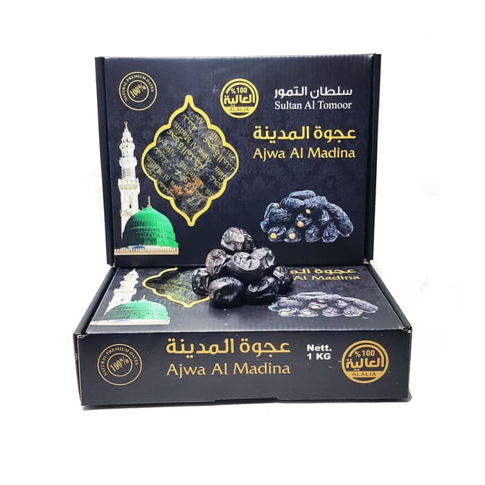 

READY - KURMA AJWA AL-MADINA PREMIUM / KURMA NABI / KURMA AJWA ORIGINAL