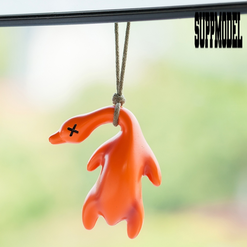 Suppmodelx Ornamen Gantung Model Bebek Panggang Bahan Resin Untuk Dekorasi Interior Mobil