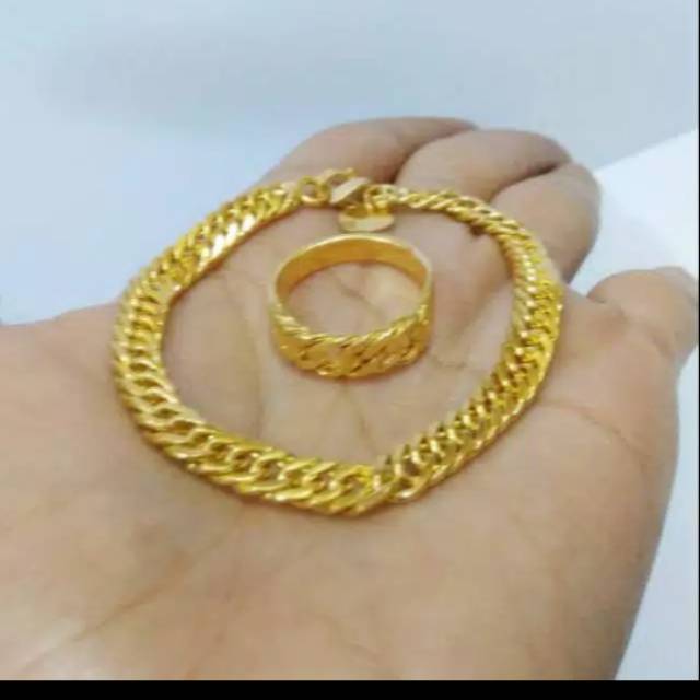 Xuping medan sumbayak. Gelang cincin penang mas 24k