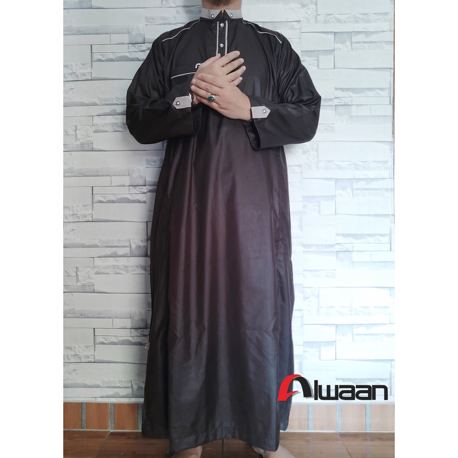 Jubah/Gamis Alwaan Pakaian Muslim Pria Dewasa