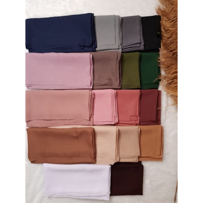 Hijab Bella Square Lasercut LC - Segi Empat Bella Square Pollycotton Kualitas Original Premium