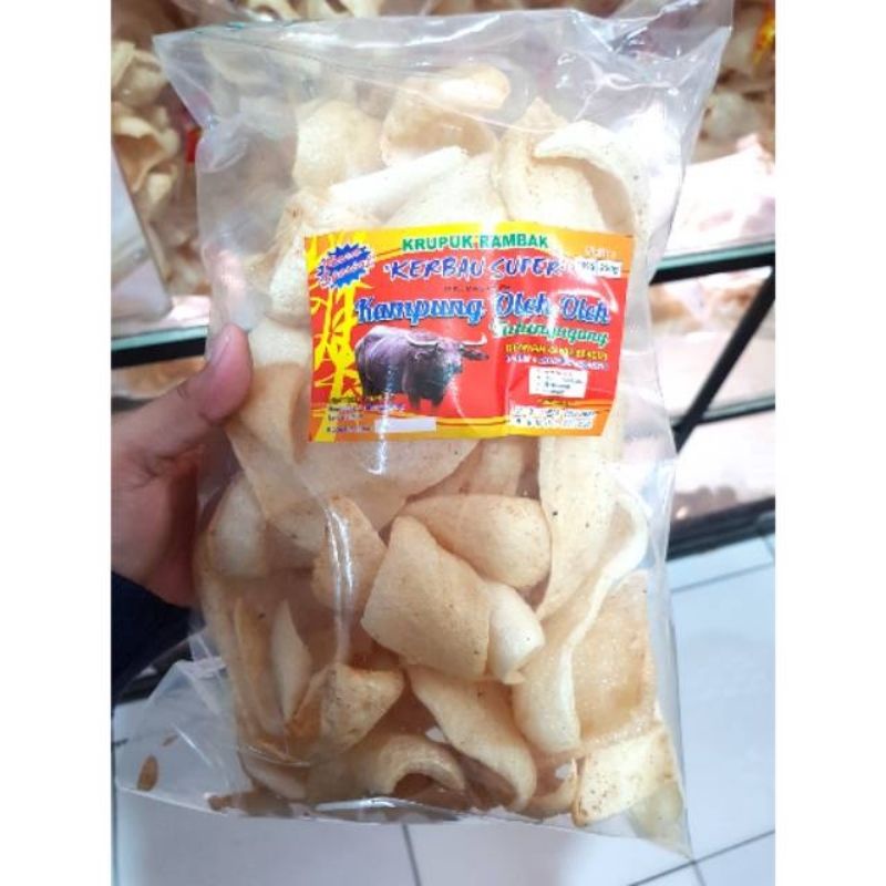 KERUPUK RAMBAK KERBAU SUPER 100 GRAM KHAS TULUNGAGUNG