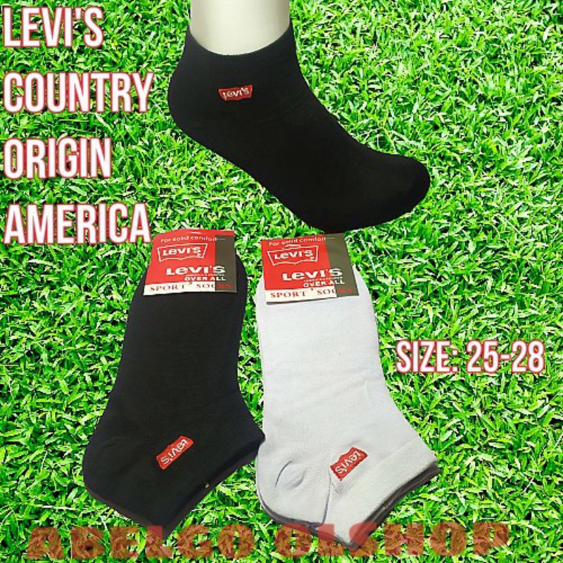 kaos kaki pendek LEVIS original impor hight quality (limited edition)/kaos kaki pendek pria