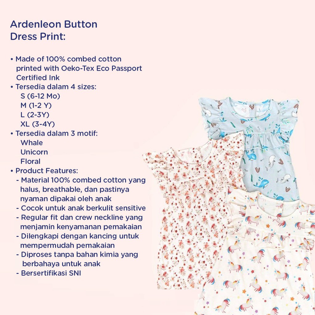 Ardenleon Button Dress