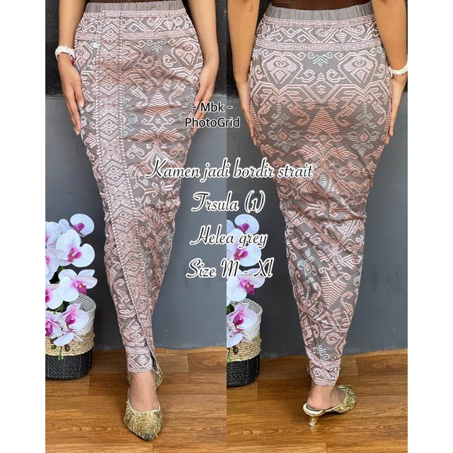 ROK BORDIR TRSULA 1 DAN TRSULA 2-Trisula 1 helea grey