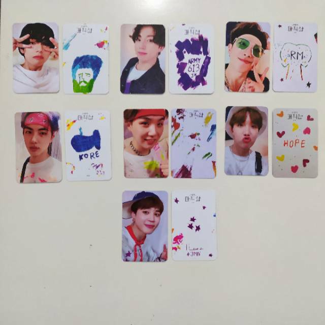 BTS PHOTOCARD DUA SISI GLOSSY