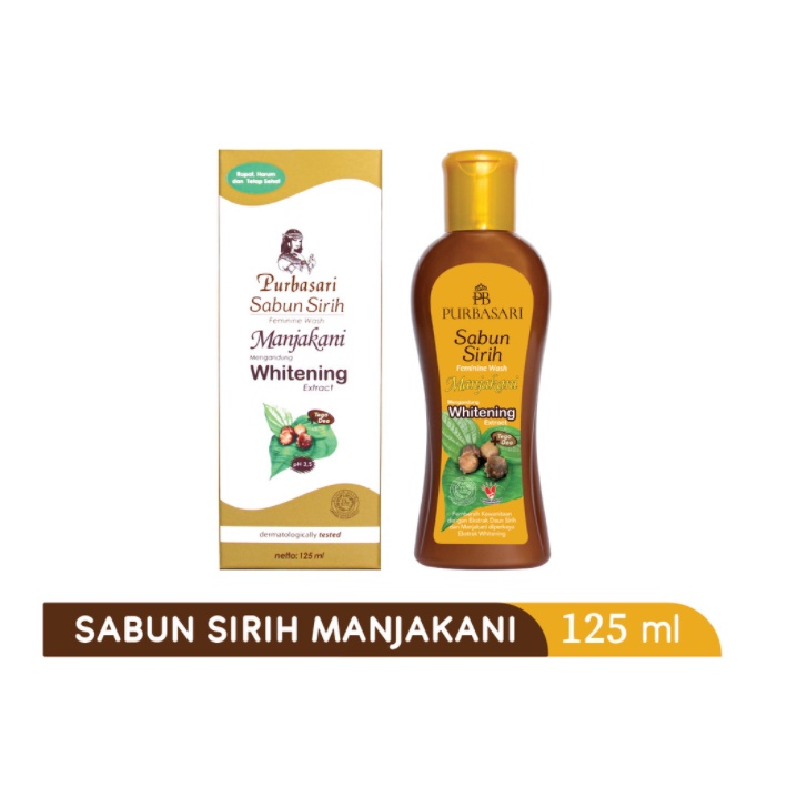 PURBASARI SABUN SIRIH MANJAKANI WHITENING 60ML/125ML