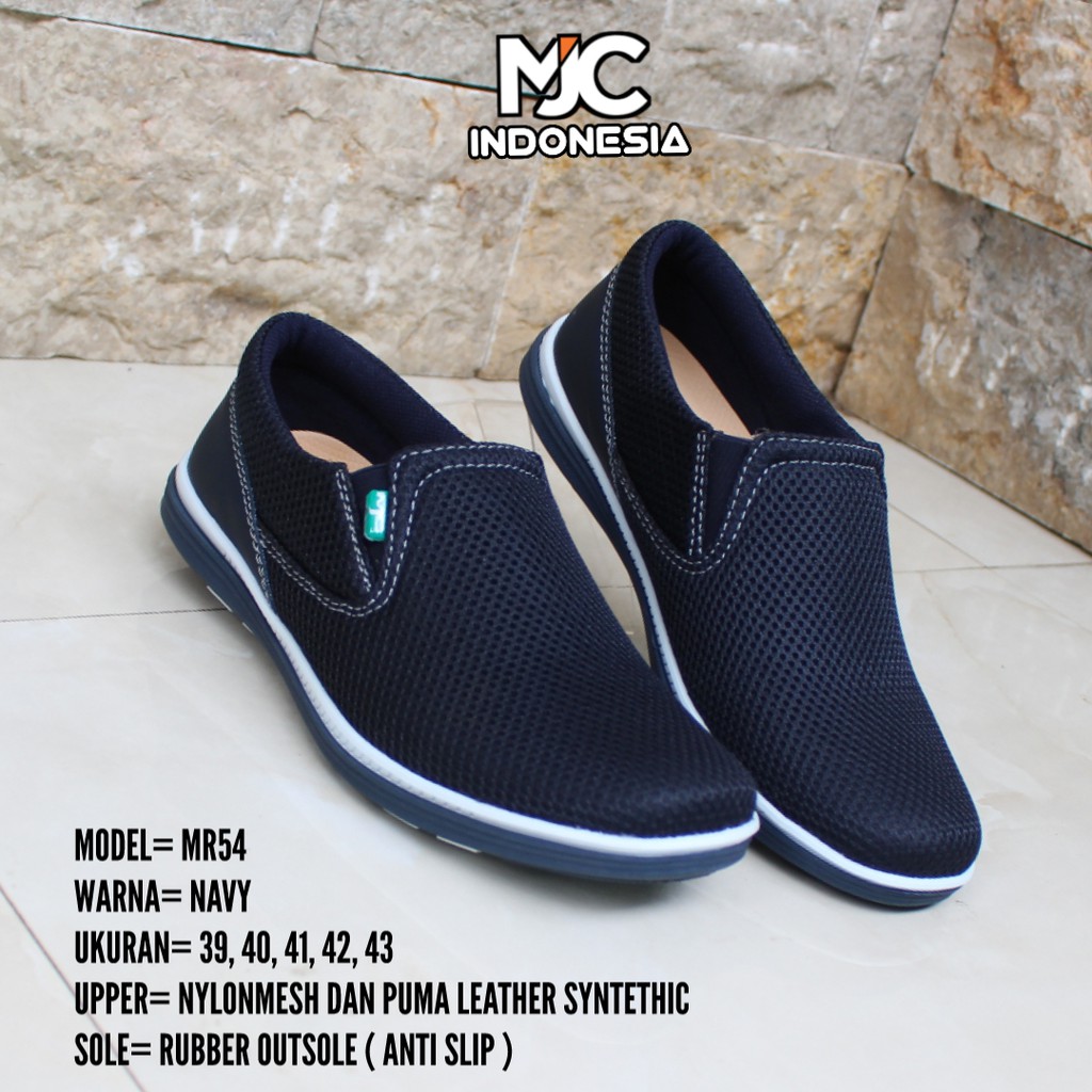 MJC INDONESIA SEPATU PRIA CASUAL SLIP ON ORIGINAL MR54A-3
