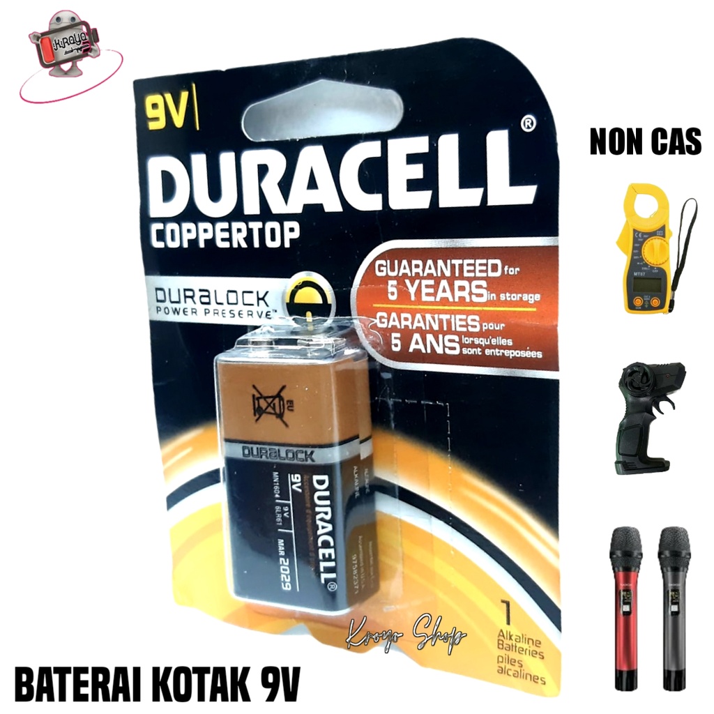 Batre/Battery/Batterai Kotak 9volt Bukan Cas Tahan Lama