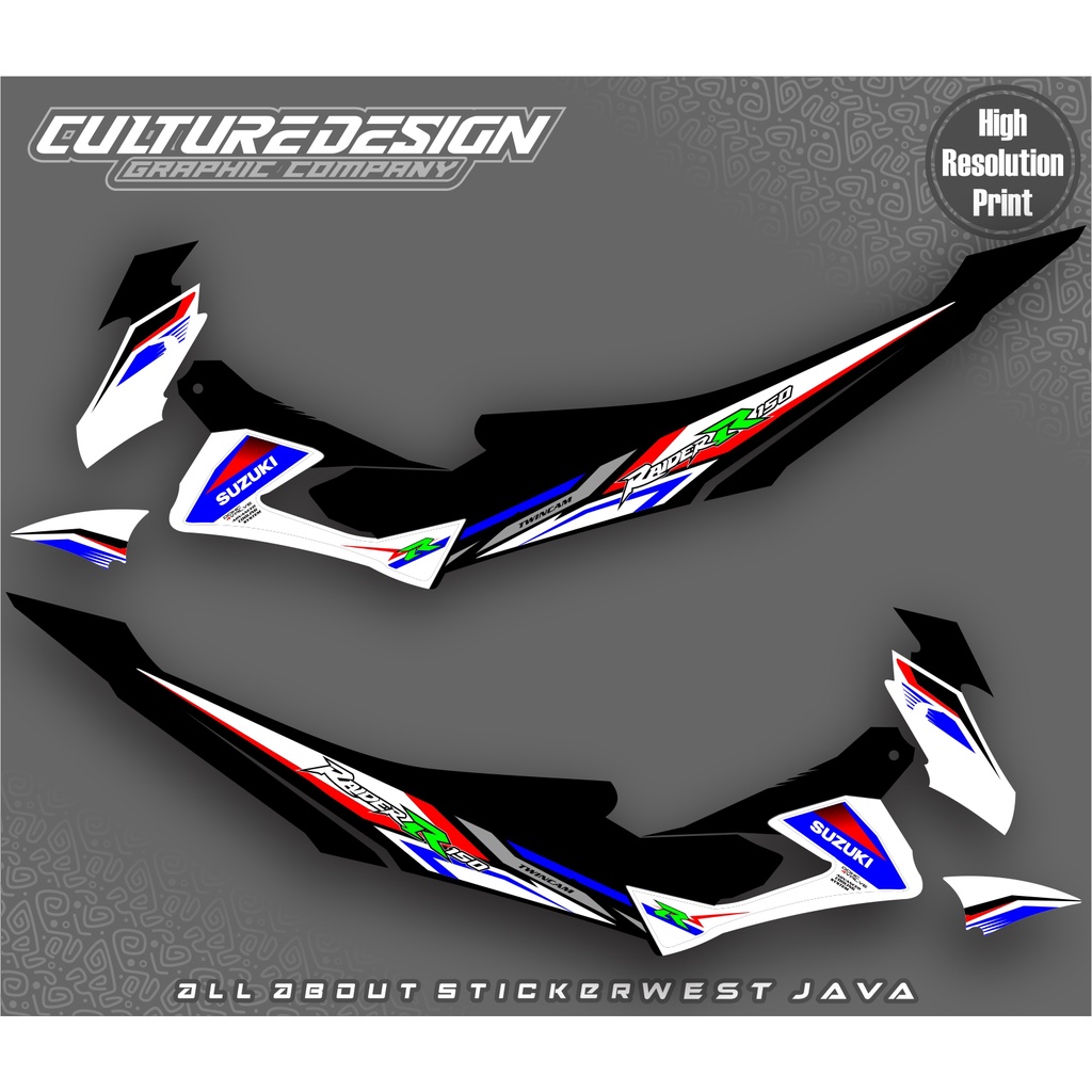 STRIPING TRANSPARAN SATRIA FU FACELIFT TYPE S