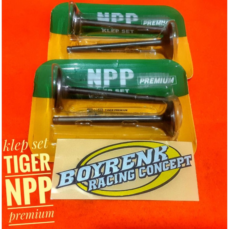 KLEP SET / PAYUNG KLEP TIGER NPP PREMIUM - BOYRENK RACING