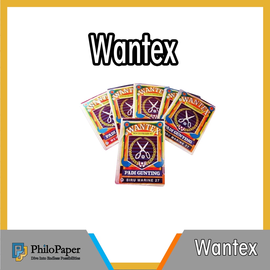 

ATK ~ Wantex Pewarna Pakaian / Wenter Cap Padi Gunting ASLI