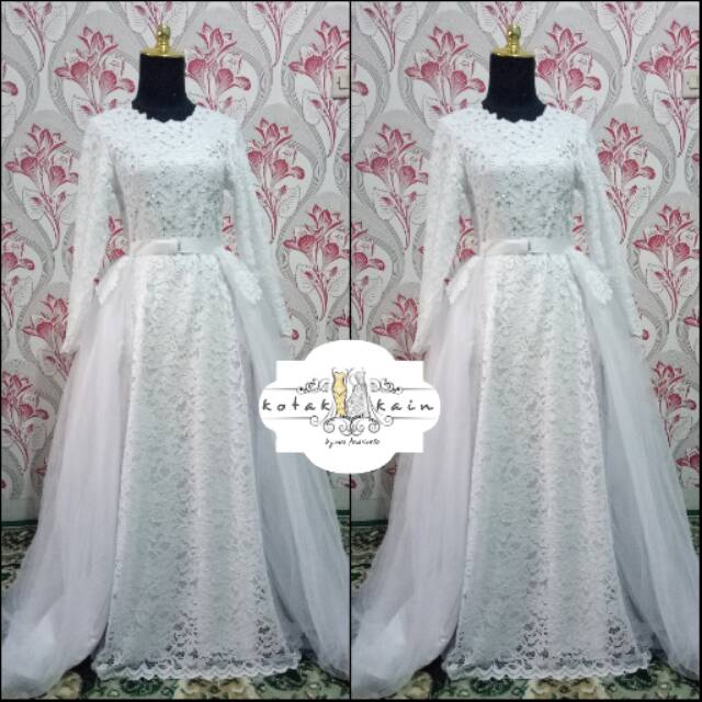 Kebaya pengantin - putih