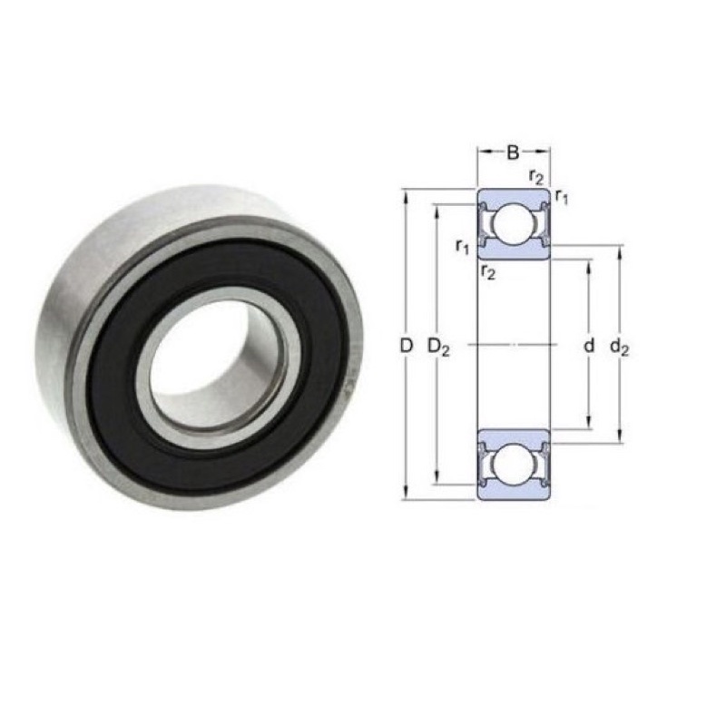 Bearing 6002 2RS Sealed Laher 15x32x9mm