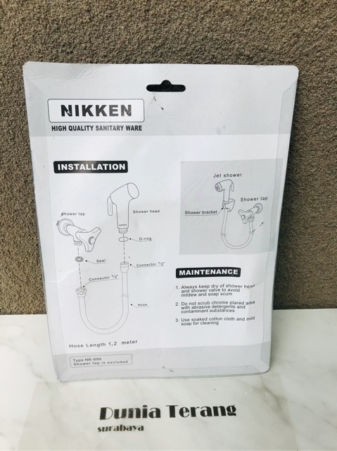 Jet Shower Toilet - Semprotan Selang Bidet Air Cebok Kloset WC - NIKKEN NK - 899