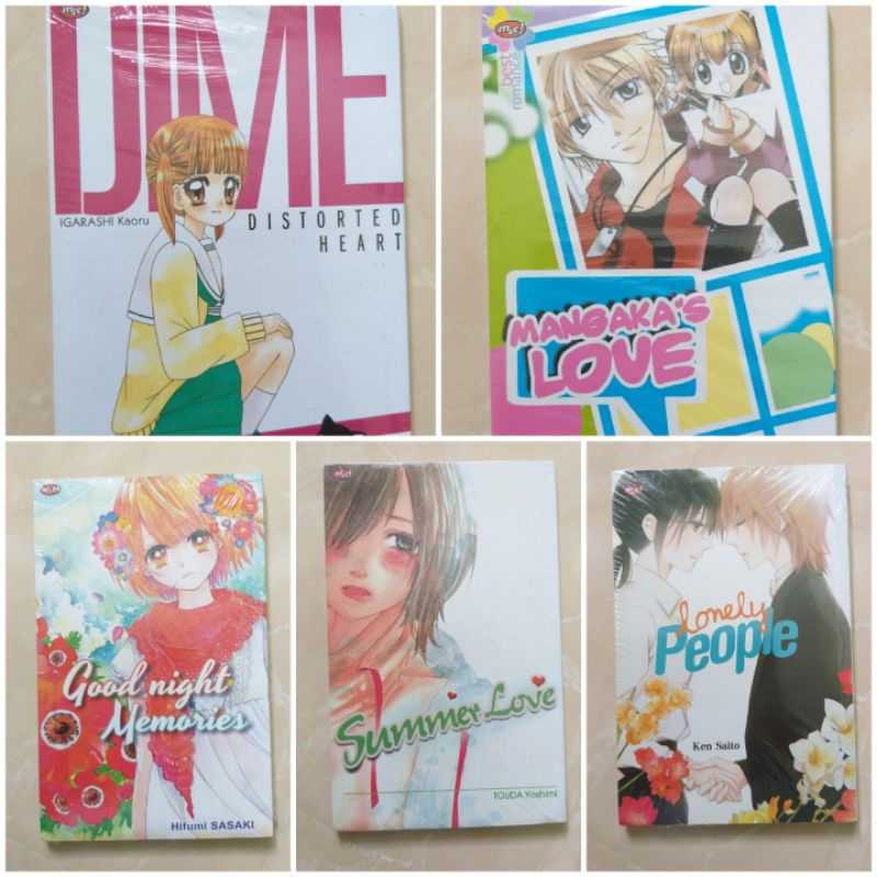 KOMIK MANGA JEPANG ORI SEGEL OBRAL MURAH M&C