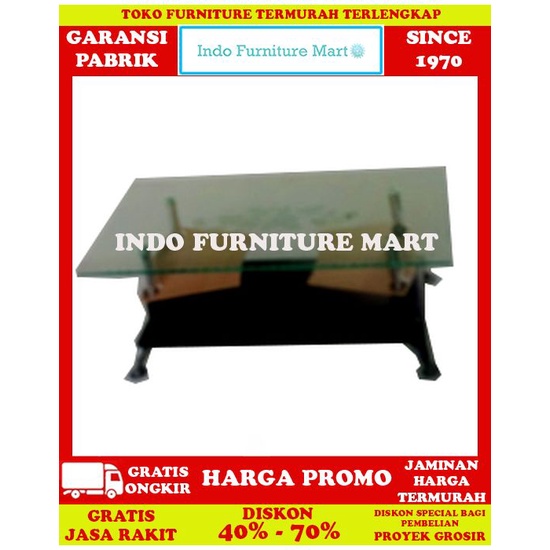 Meja Tamu Minimalis Coffee Table Kaca Dagaho Coffe Table Mt A4