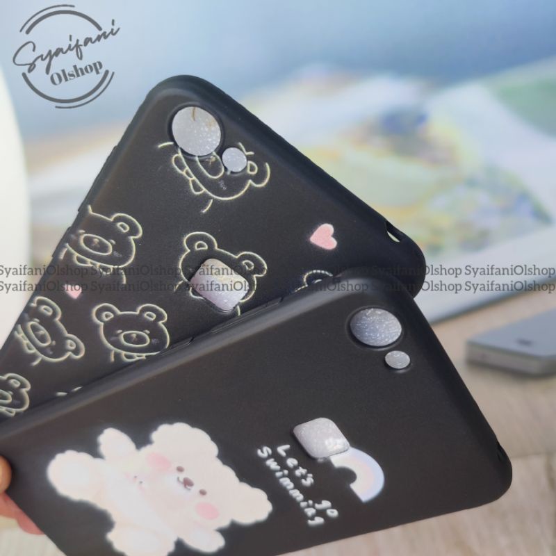 Softcase Vivo Y55 / Y55s / Y55L / 1610 / 1603 Karakter Bear