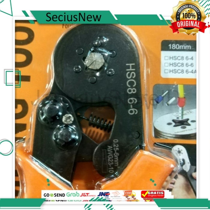 TANG PRESS SKUN FERULES 0,25-6mm CRIMPING TOOLS FERULES