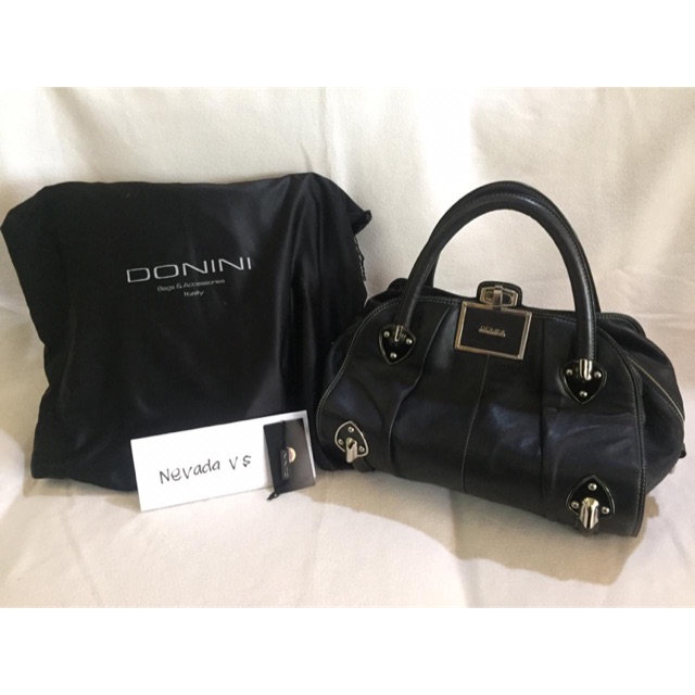 TAS DONINI PRELOVED AUTENTIK ORIGINAL BAG BLACK HITAM