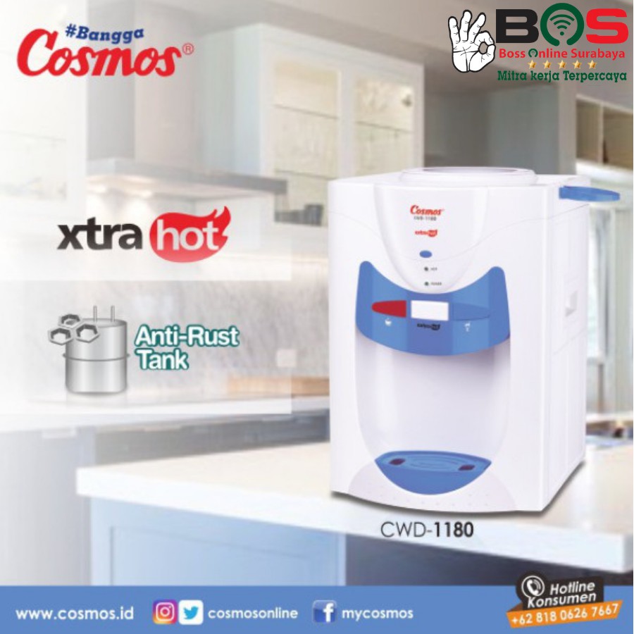 Dispenser Cosmos CWD-1180 CWD 1180 CWD1180 Dispenser Air Extra Hot &amp; Fresh