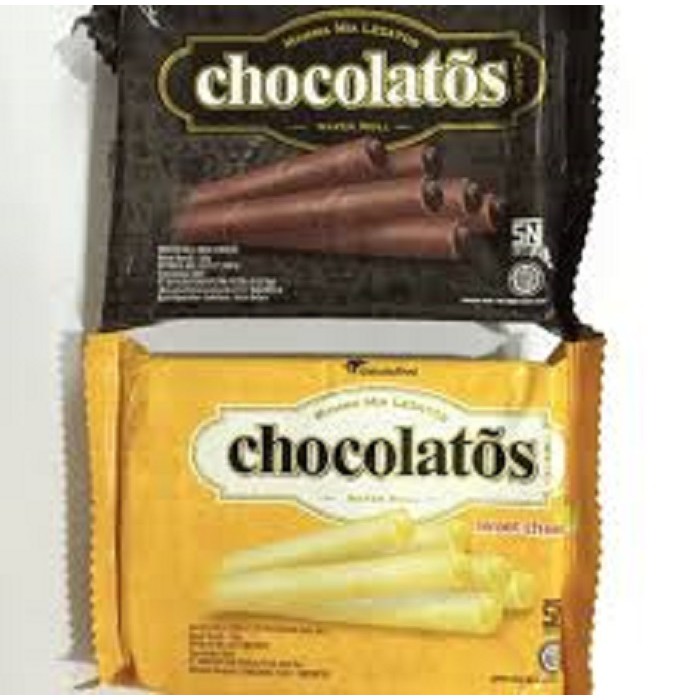 

Gery Chocolatos Wafer roll rasa coklat dan keju 30gr