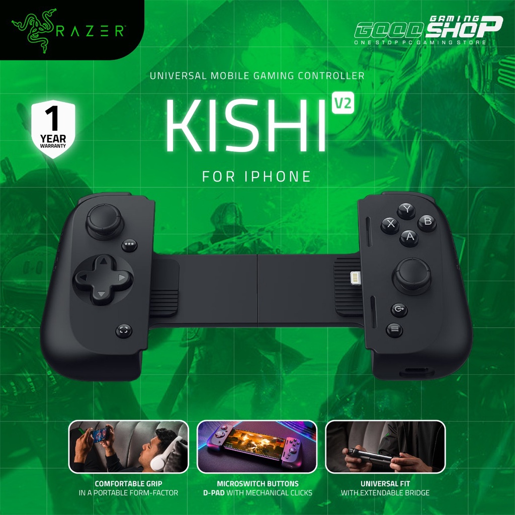 Razer Kishi V2 iPhone - Universal Mobile Gaming Controller