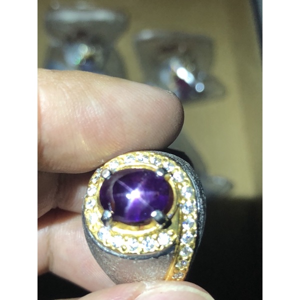 Reddish Purple Star Sapphire Srilanka NTE