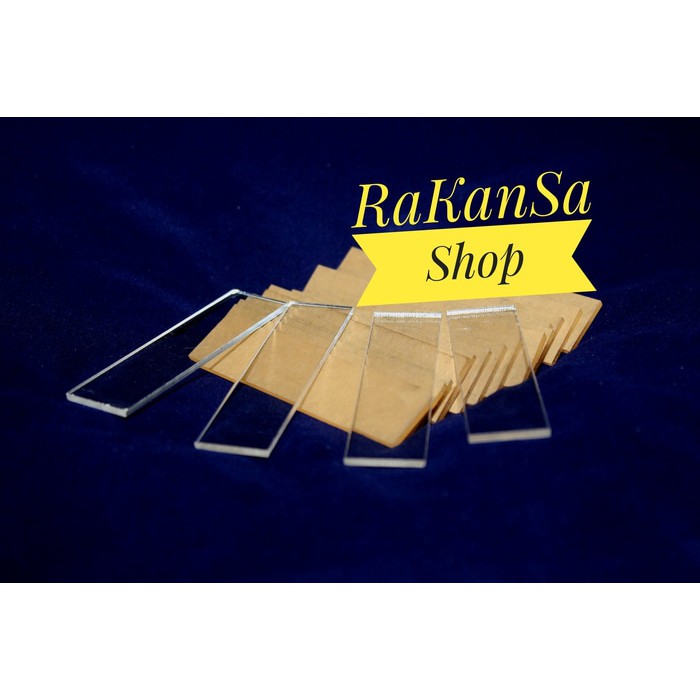 

akrilik bahan name tag dan papan nama dada Bening