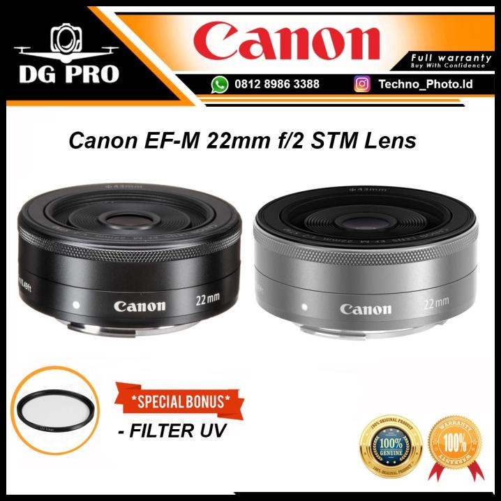 Lensa Canon 22Mm F2 Stm - Lensa Mirrorles Canon Ef-M 22Mm F2 Stm