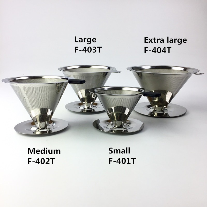 BAYAR DI TEMPAT Filter Penyaring Kopi V60 Cone Coffee Filter Dripper Double Layer Extra Large