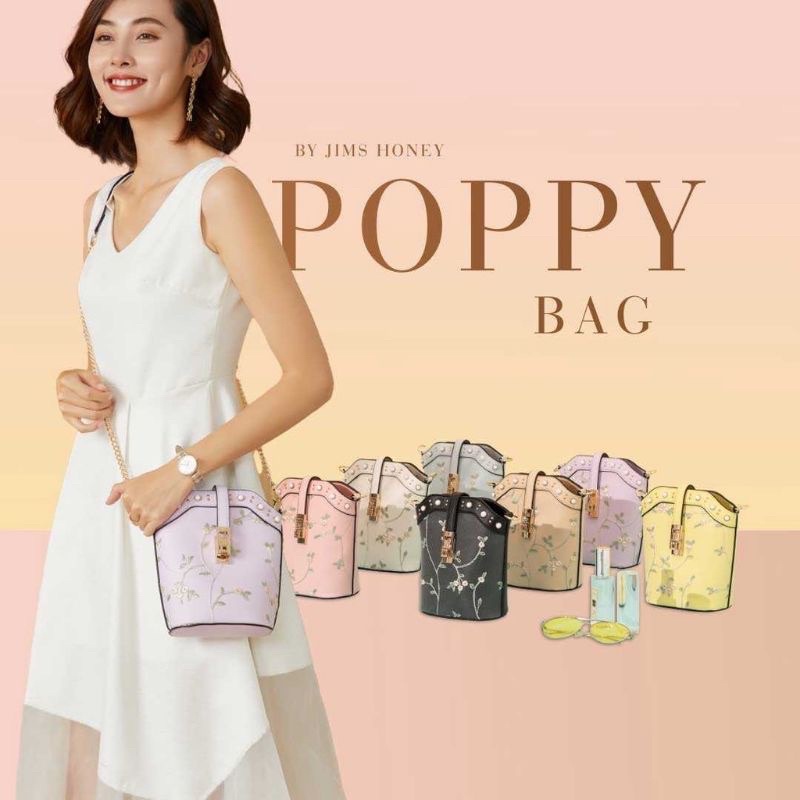 Poppy bag slempang by jims honey original ready laris